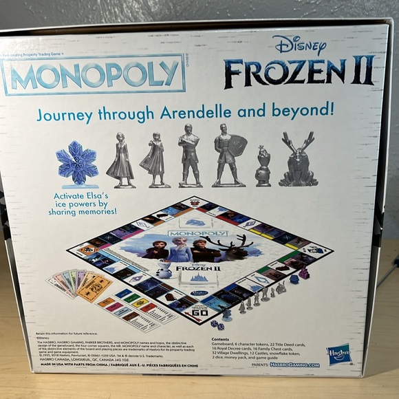 Disney frozen two monopoly game - Picture 2 of 5